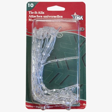 Clear Tie-It-Alls (10 PC)