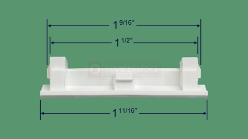 26-348 White Weep Hole Cover : SWISCO.com