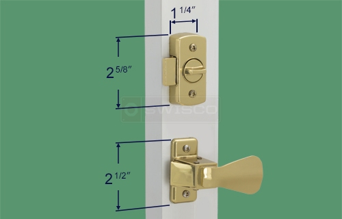 40 058 Lever Handle With Deadbolt Set Swisco Com