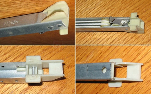 Close up images of the window channel balance.