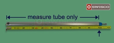 Image displaying how to measure the spiral balance length.