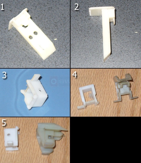 User photos of their window balance parts.