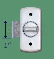 Image displaying the latch height of the 40-039 lock.