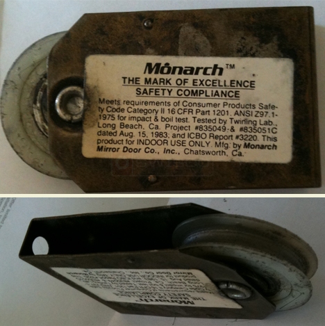 user submitted photo of monarch closet roller