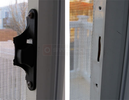 User submitted images of their patio screen door latch.