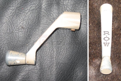 User submitted photo of their R.O.W. crank handle.