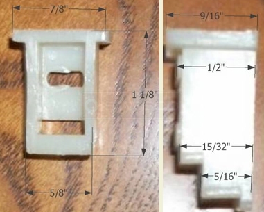 user submitted photo of top sash guide