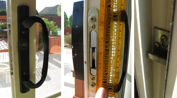 User submitted photo of their mom's sliding door handle.