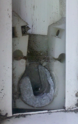 User submitted photo of window lock.