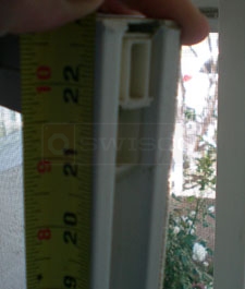 User submitted photo of the top of their window sash.