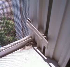 User submitted photo of their window screen clip.