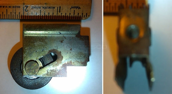 User submitted photo of their Peachtree patio door roller.