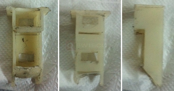 User submitted photos of their window sash guide.