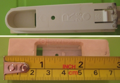 User submitted photos of Alenco window tilt latches.