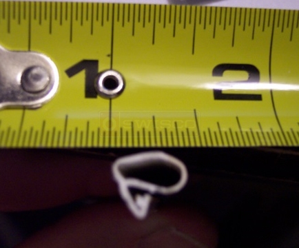 User submitted phot of bubble seal.