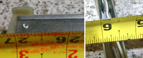 User submitted photos of their channel balance measurements.