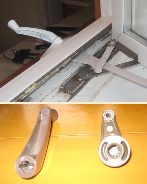 User submitted photo of crank handle and operator.