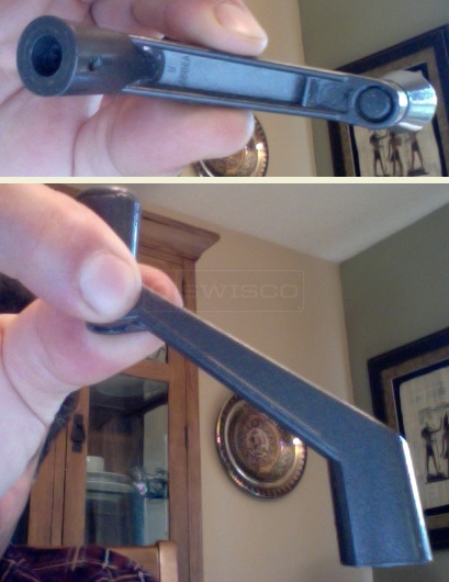 User submitted photo of window crank handle.