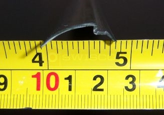User submitted photo of their snap-in weatherstripping.