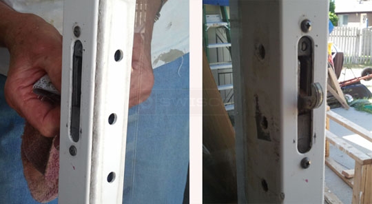 User submitted photo of their sliding door.
