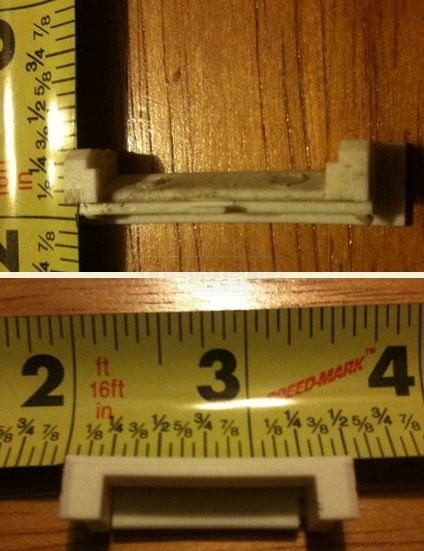 User submitted photo of weep hole cover.