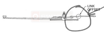 User submitted drawing of the offset link of their window operator.