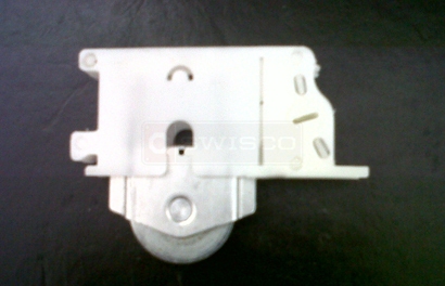 User submitted photo of door roller assembly.