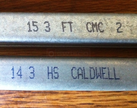 User submitted photo of channel balance stamps.