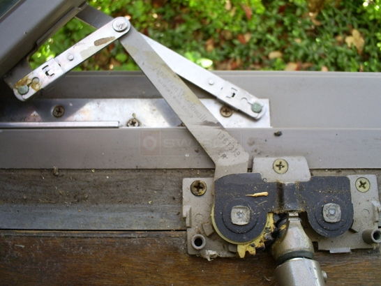 A customer submitted photo of a window operator.