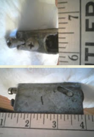 A customer submitted photo of a roller bracket.