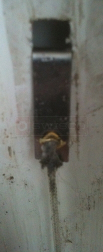 A customer submitted photo of a channel balance clip.