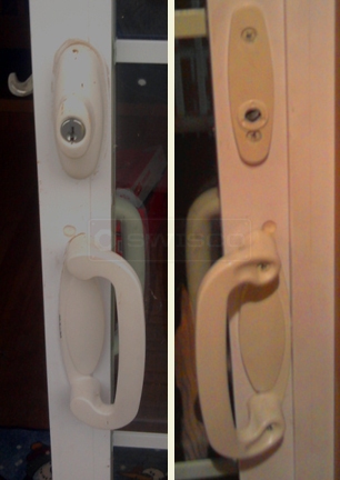 Pella Sliding Door Handle Repair - How to repair a spring roller on a sliding screen door - Does it feel like you’re dragging your sliding screen door through a gravel pit when you open it or doesn’t close all the way?