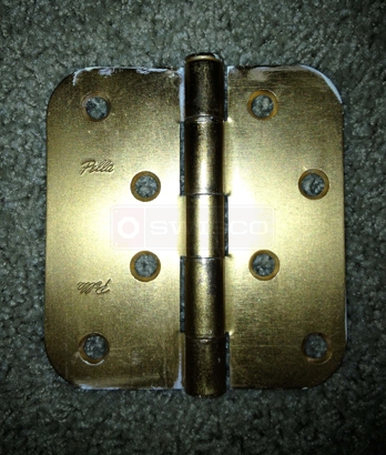 A customer submitted photo of a door hinge.