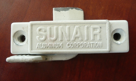 A customer submitted photo of a window lock.