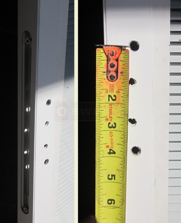 A customer submitted photo of a sliding patio door.