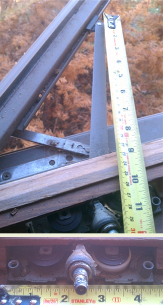 A customer submitted photo of a window operator.