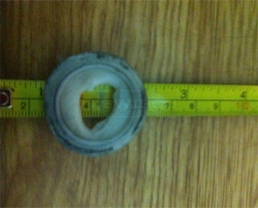 A customer submitted photo of a closet wheel.
