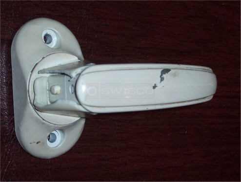 A customer submitted photo of a door handle.
