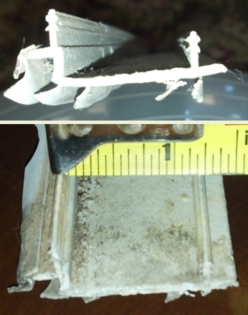 A customer submitted photo of a door sweep.