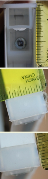 A customer submitted photo of their top sash guide.
