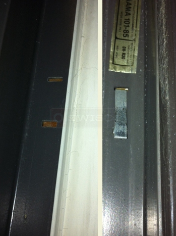 A customer submitted photo of a window clip.
