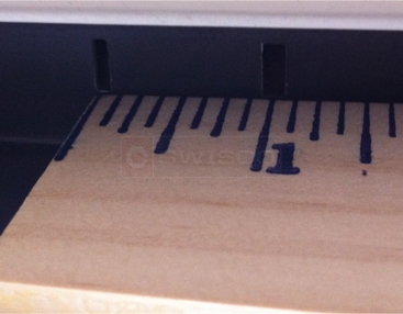 A customer submitted photo of take out clip installation holes.