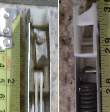 A customer submitted photo of channel balance attachments.