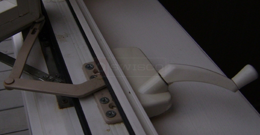 A customer submitted photo of a window operator.