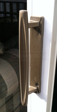 User submitted picture of Andersen handle for sliding patio door.