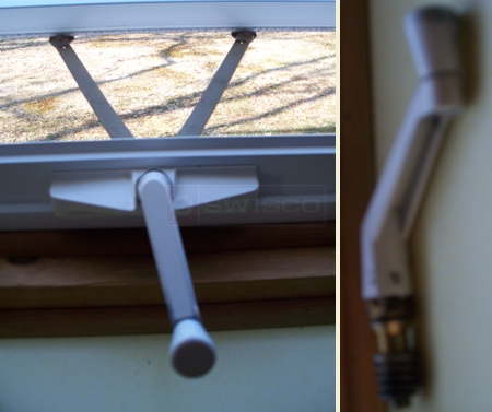 A customer submitted photo of a window operator.