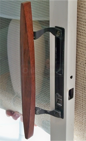 A customer submitted photo of a door handle.