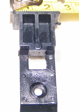 A customer submitted photo of a top sash guide.