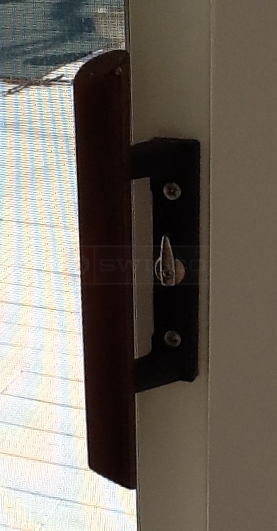 User submitted picture of patio sliding door handle.