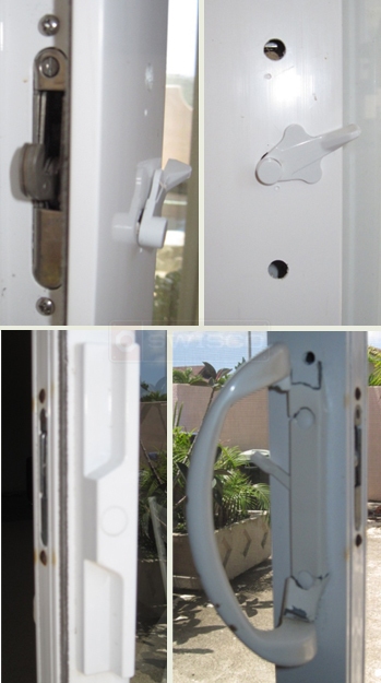 A customer submitted photo of a door handle set.